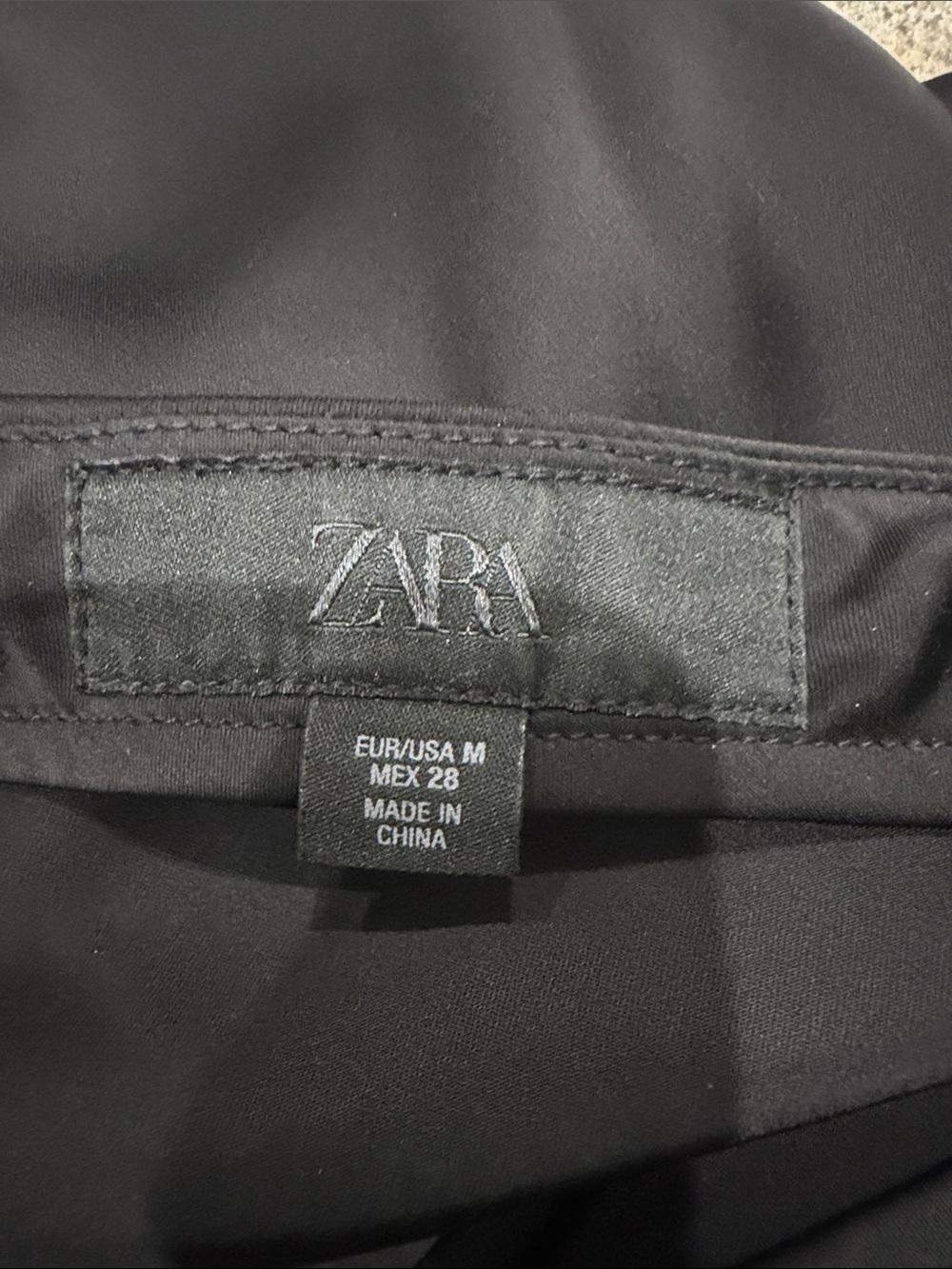 Zara Black Satin-Look Maxi Skirt - Picture 2 of 2